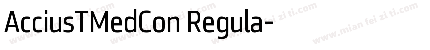 AcciusTMedCon Regula字体转换